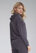 Bluza Damska Model M770 Dark Grey - Figl - S Bluza Damska Model M770 Dark Grey - Figl - S