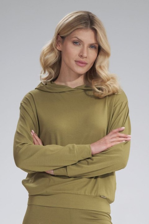 Bluza Damska Model M770 Light Oliwka - Figl - s Bluza Damska Model M770 Light Oliwka - Figl - s