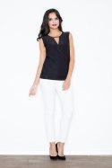 Bluzka Model 337 Black - Figl - L Bluzka Model 337 Black - Figl - L
