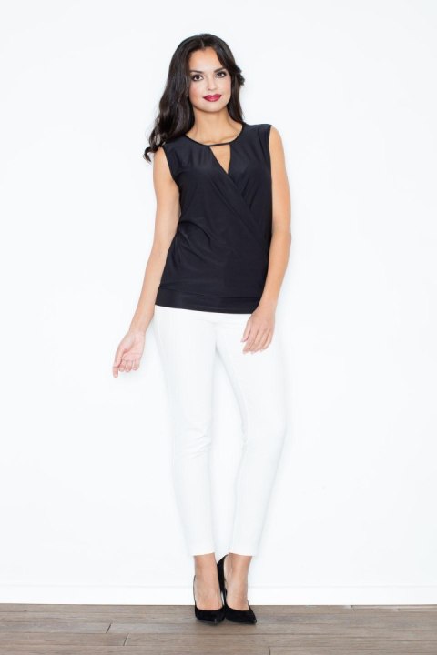 Bluzka Model 337 Black - Figl - L Bluzka Model 337 Black - Figl - L