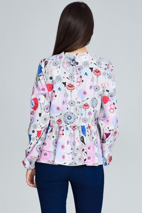 Bluzka Model M594 Wzór 73 - Figl - XL Bluzka Model M594 Wzór 73 - Figl - XL