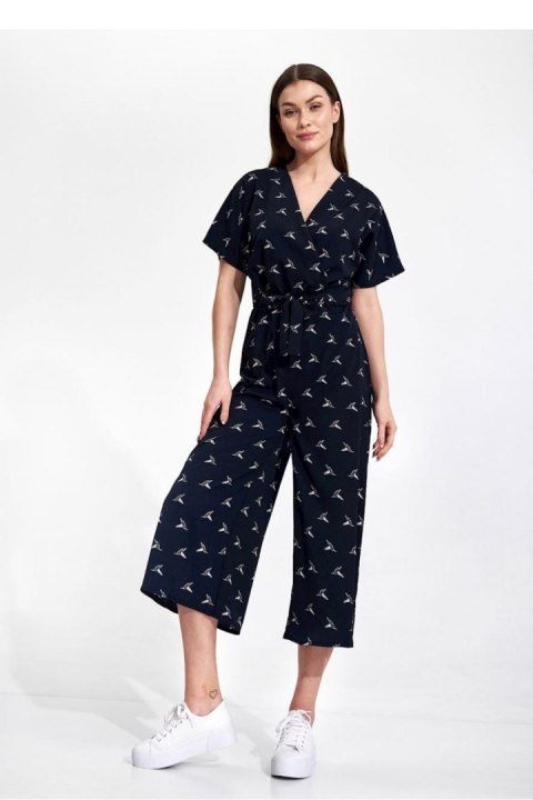 Kombinezon Damski Model M863 Navy - Figl - S/M Kombinezon Damski Model M863 Navy - Figl - S/M