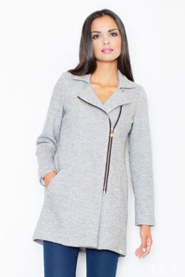Płaszcz Damski Model M405 Grey - Figl - s