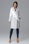 Płaszcz Damski Model M626 Grey/White - Figl - M