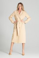Płaszcz Damski Model M698 Beige - Figl - XL