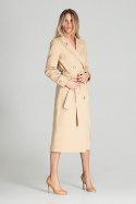 Płaszcz Damski Model M698 Beige - Figl - XL