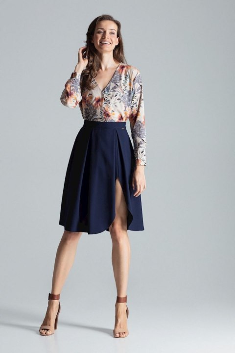 Spódnica Model M675 Navy - Figl - s Spódnica Model M675 Navy - Figl - s