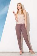 Spodnie Damskie Model 280 Brown - Figl - XL Spodnie Damskie Model 280 Brown - Figl - XL