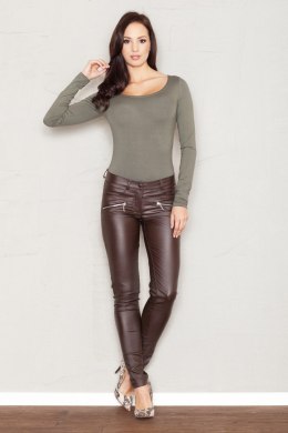 Spodnie Damskie Model 361 Brown - Figl - XL