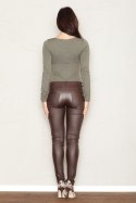 Spodnie Damskie Model 361 Brown - Figl - XL Spodnie Damskie Model 361 Brown - Figl - XL