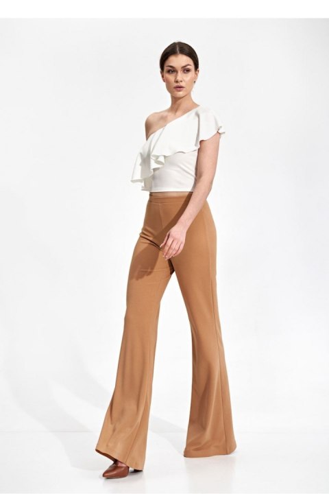 Spodnie Damskie Model M874 Beige - Figl - s Spodnie Damskie Model M874 Beige - Figl - s