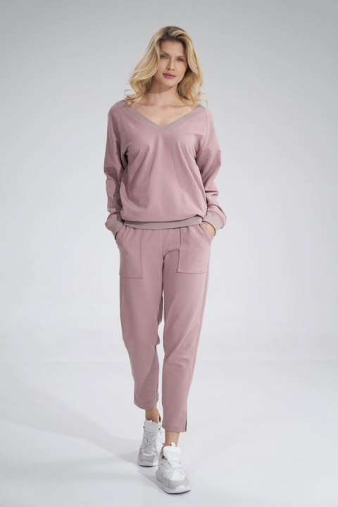 Spodnie Dresowe Model M778 Dark Pink - Figl - L Spodnie Dresowe Model M778 Dark Pink - Figl - L
