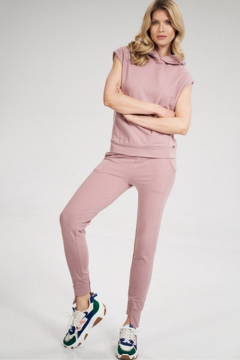 Spodnie Dresowe Model M806 Dark Pink - Figl - s Spodnie Dresowe Model M806 Dark Pink - Figl - s