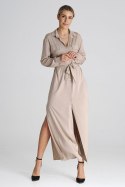 Sukienka Model M1000 Beige - Figl - L Sukienka Model M1000 Beige - Figl - L
