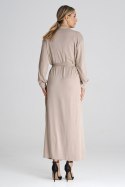 Sukienka Model M1000 Beige - Figl - L Sukienka Model M1000 Beige - Figl - L