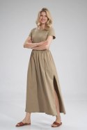 Sukienka Model M787 Beige - Figl - S Sukienka Model M787 Beige - Figl - S