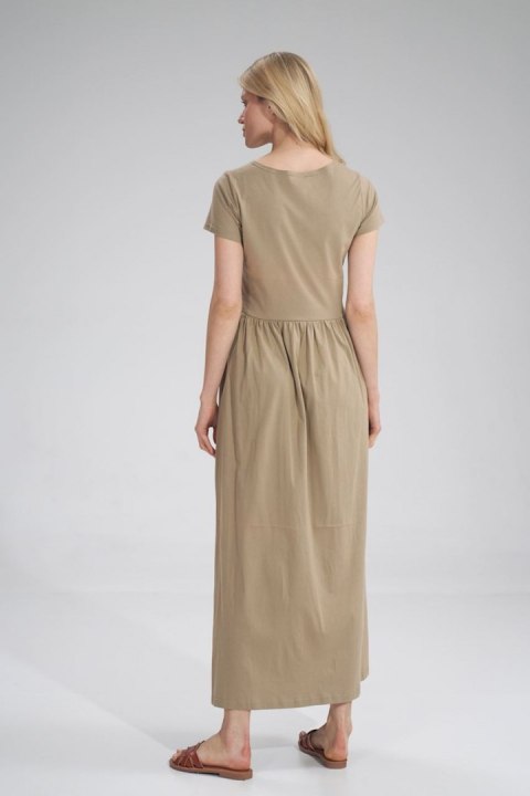 Sukienka Model M787 Beige - Figl - S Sukienka Model M787 Beige - Figl - S