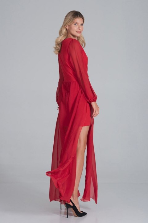 Sukienka Model M850 Red - Figl - XL Sukienka Model M850 Red - Figl - XL