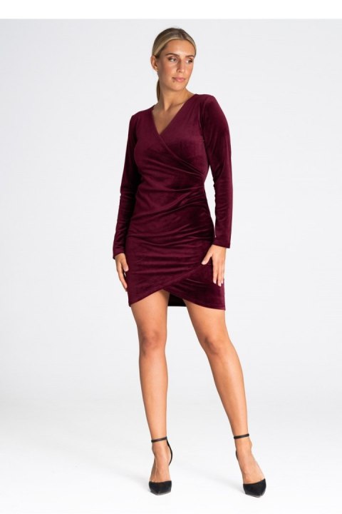 Sukienka Model M963 Bordo - Figl - XL Sukienka Model M963 Bordo - Figl - XL