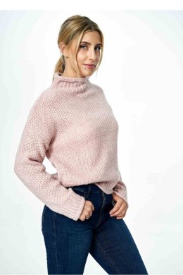 Sweter Damski Model M886 Light Pink - Figl - uniwersalny