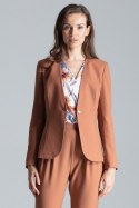 Żakiet Model M678 Brown - Figl - XL Żakiet Model M678 Brown - Figl - XL
