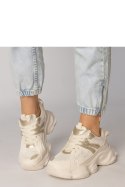 Buty Sportowe Model Sandra 88218 Beige/Gold - PRIMO - 38 Buty Sportowe Model Sandra 88218 Beige/Gold - PRIMO - 38