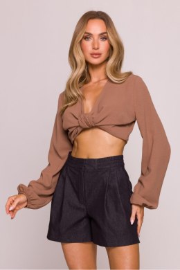 Szorty Damskie Model MOE860 Grafit - Moe - M