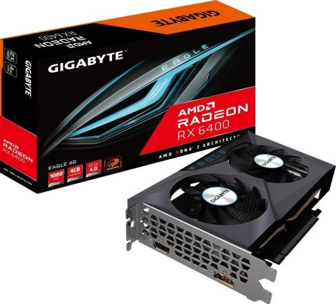 Karta graficzna Karta graficzna Gigabyte Radeon RX 6400 EAGLE 4GB GDDR6 Karta graficzna Karta graficzna Gigabyte Radeon RX 6400 EAGLE 4GB GDDR6