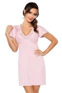 Koszulka nocna Koszula Nocna Model Luiza Powder Pink - Donna - s Koszulka nocna Koszula Nocna Model Luiza Powder Pink - Donna - s