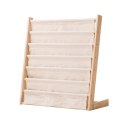 Bücherregal, 6-stufiger Ständer, Buchorganizer mit Taschen 79 x 60 cm SZ45