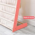 Bücherregal, 6-stufiger Ständer, Buchorganizer mit Taschen 79 x 60 cm SZ45