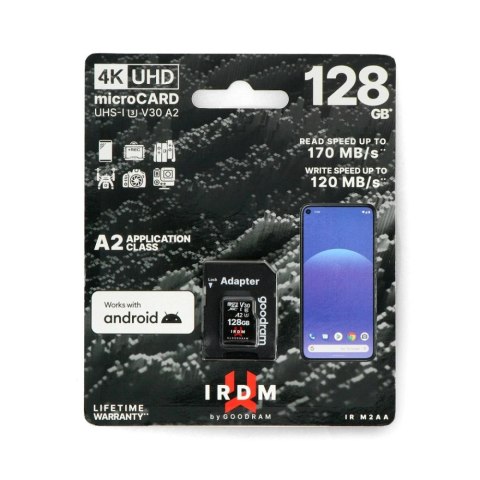 Karta pamięci GOODRAM 128 GB Adapter Karta pamięci GOODRAM 128 GB Adapter