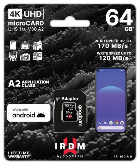 Karta pamięci GOODRAM 64 GB Adapter Karta pamięci GOODRAM 64 GB Adapter