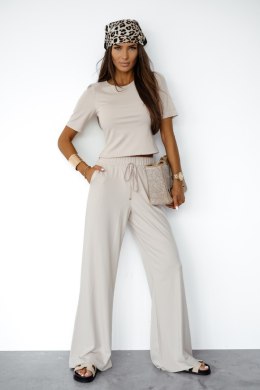Spodnie Komplet Model Dallas 295623787 Beige - LaBalancia - M