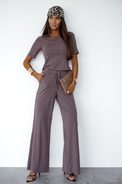 Spodnie Komplet Model Dallas 295624533 Mocca - LaBalancia - s Spodnie Komplet Model Dallas 295624533 Mocca - LaBalancia - s