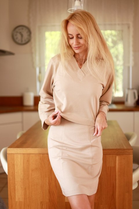 Sukienka Komplet Model Dallas Beige - Mirale - s