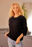 Bluza Damska Model Similan Black - Mirale - M Bluza Damska Model Similan Black - Mirale - M