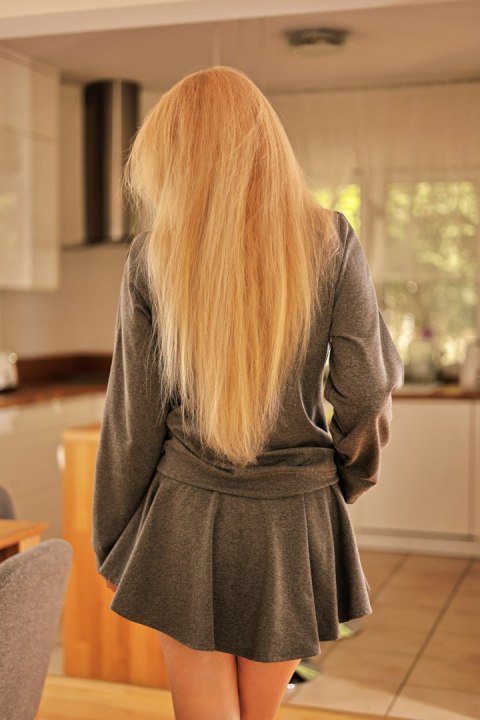 Spodnie Spódnicospodnie Model Nai Grey - Mirale - M Spodnie Spódnicospodnie Model Nai Grey - Mirale - M