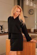 Sukienka Komplet Model Dallas Black - Mirale - M Sukienka Komplet Model Dallas Black - Mirale - M