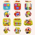 Edukacyjna kostka sensoryczna sorter kształtów klocki cymbałki 18m+ 688-62 Edukacyjna kostka sensoryczna sorter kształtów klocki cymbałki 18m+ 688-62
