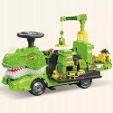 Jeździk 2w1 dinozaur + 4 autka rozkładany parking dźwig dźwięk ZH918 Jeździk 2w1 dinozaur + 4 autka rozkładany parking dźwig dźwięk ZH918