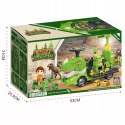 Jeździk 2w1 dinozaur + 4 autka rozkładany parking dźwig dźwięk ZH918 Jeździk 2w1 dinozaur + 4 autka rozkładany parking dźwig dźwięk ZH918