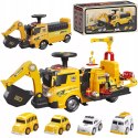 Jeździk 2w1 koparka + 4 autka rozkładany dźwig dźwięk ruchoma łyżka ZH922 Jeździk 2w1 koparka + 4 autka rozkładany dźwig dźwięk ruchoma łyżka ZH922