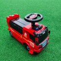 Jeździk 2w1 straż pożarna + 4 autka rozkładany parking dźwig dźwięk ZH914 Jeździk 2w1 straż pożarna + 4 autka rozkładany parking dźwig dźwięk ZH914