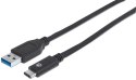 Kabel USB MANHATTAN USB 3.1 typ C (wtyk) 1 Kabel USB MANHATTAN USB 3.1 typ C (wtyk) 1