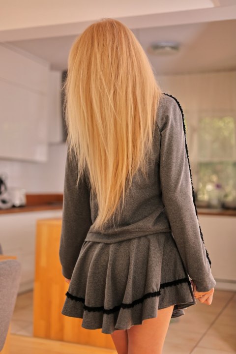 Spodnie Spódnicospodnie Model Krabi Grey - Mirale - XXL Spodnie Spódnicospodnie Model Krabi Grey - Mirale - XXL