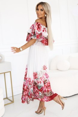 Sukienka Model 606-1 Red Ombre - Numoco - uniwersalny