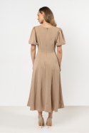 Sukienka Model A709 Beige - awama - M Sukienka Model A709 Beige - awama - M