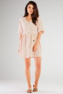 Sukienka Model M258 Beige - Infinite You - S/M Sukienka Model M258 Beige - Infinite You - S/M
