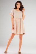 Sukienka Model M260 Beige - Infinite You - S/M Sukienka Model M260 Beige - Infinite You - S/M